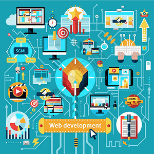 網(wǎng)頁字體平圖標孤立矢量插圖圖標